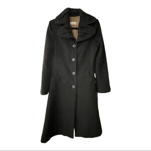 Carolina Williamson Black 100% Camel Hair Winter Over Coat